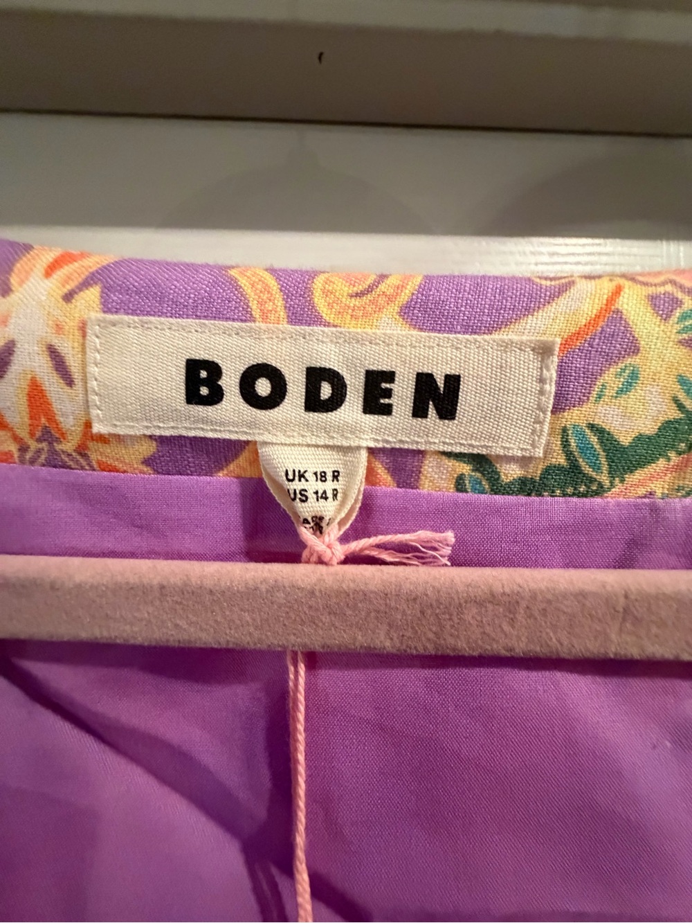 Boden FLORENCE LINEN BLEND DRESS - Picture 5 of 7